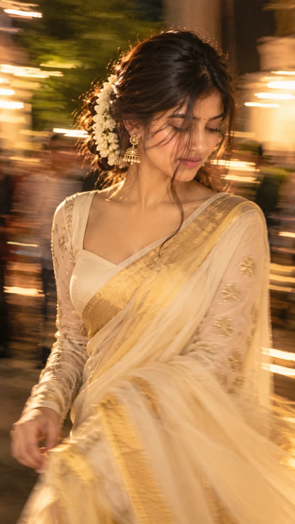 Artistic Motion Blur Portrait