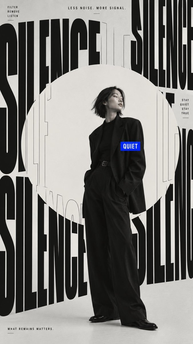 🖤 Typography can completely change the mood of a portrait!
