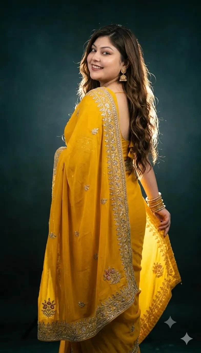 Indian Woman Saree Portrait