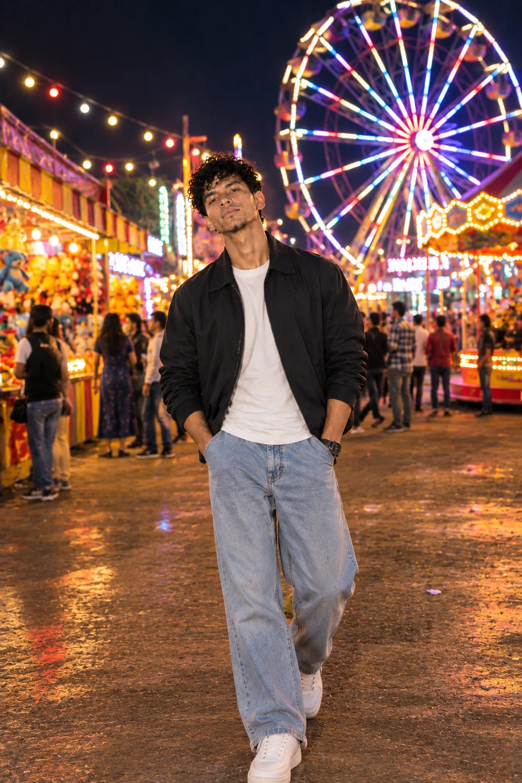 Use the uploaded/reference photo as the main subject.