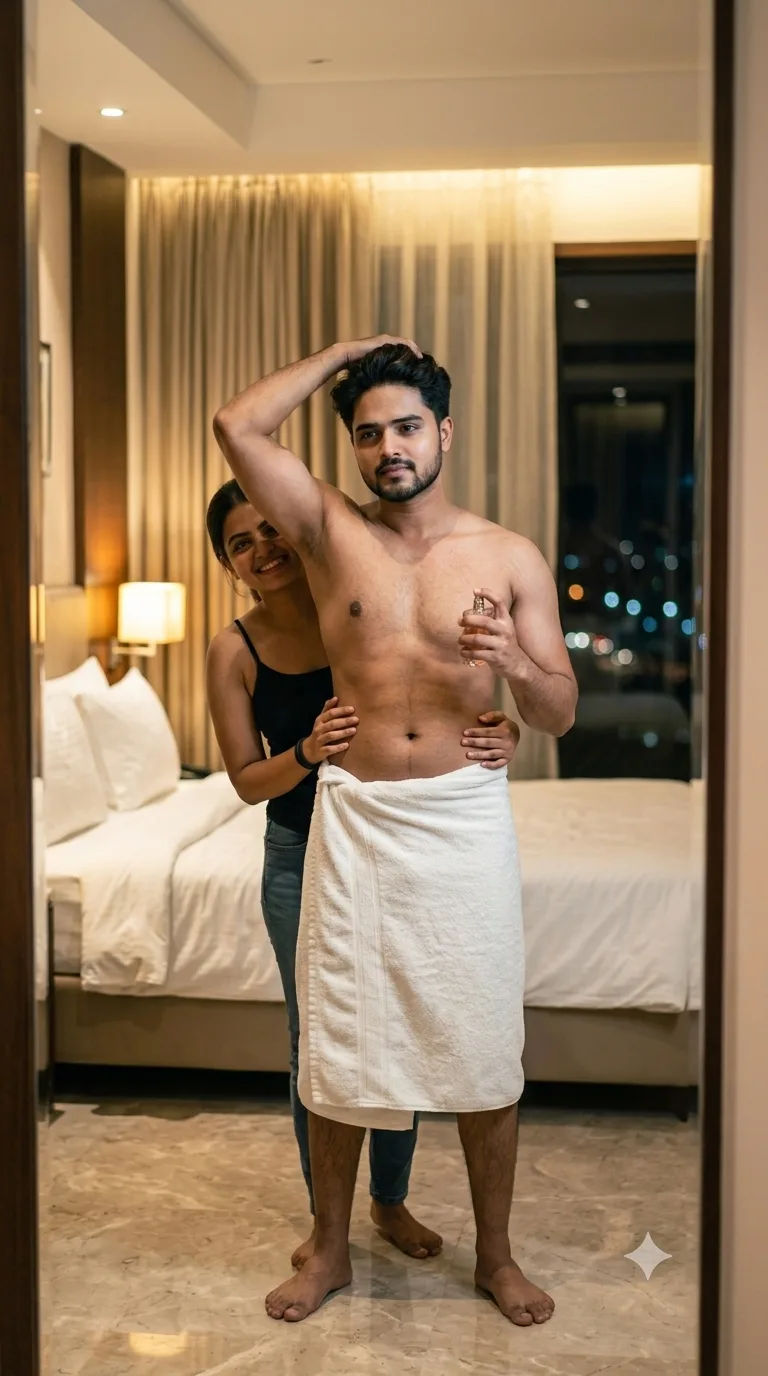 COPY-PASTE PROMPT Create a photorealistic, high-end cinematic vertical 9:16 romantic couple portrait, closely inspired by the uploaded