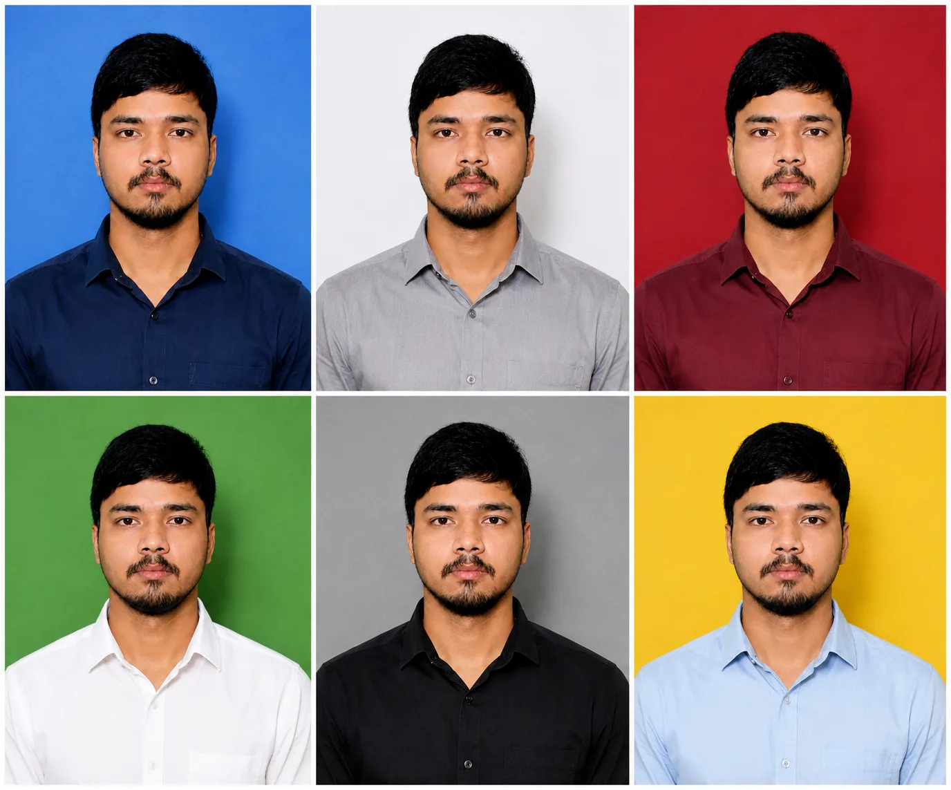 Create a highly realistic professional ID/passport-style portrait based closely on the reference image.