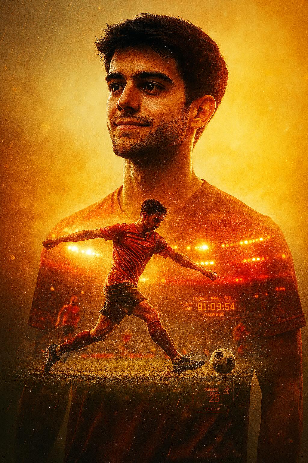 A striking double exposure, MidJourney style, compositing, blending, superimposing.