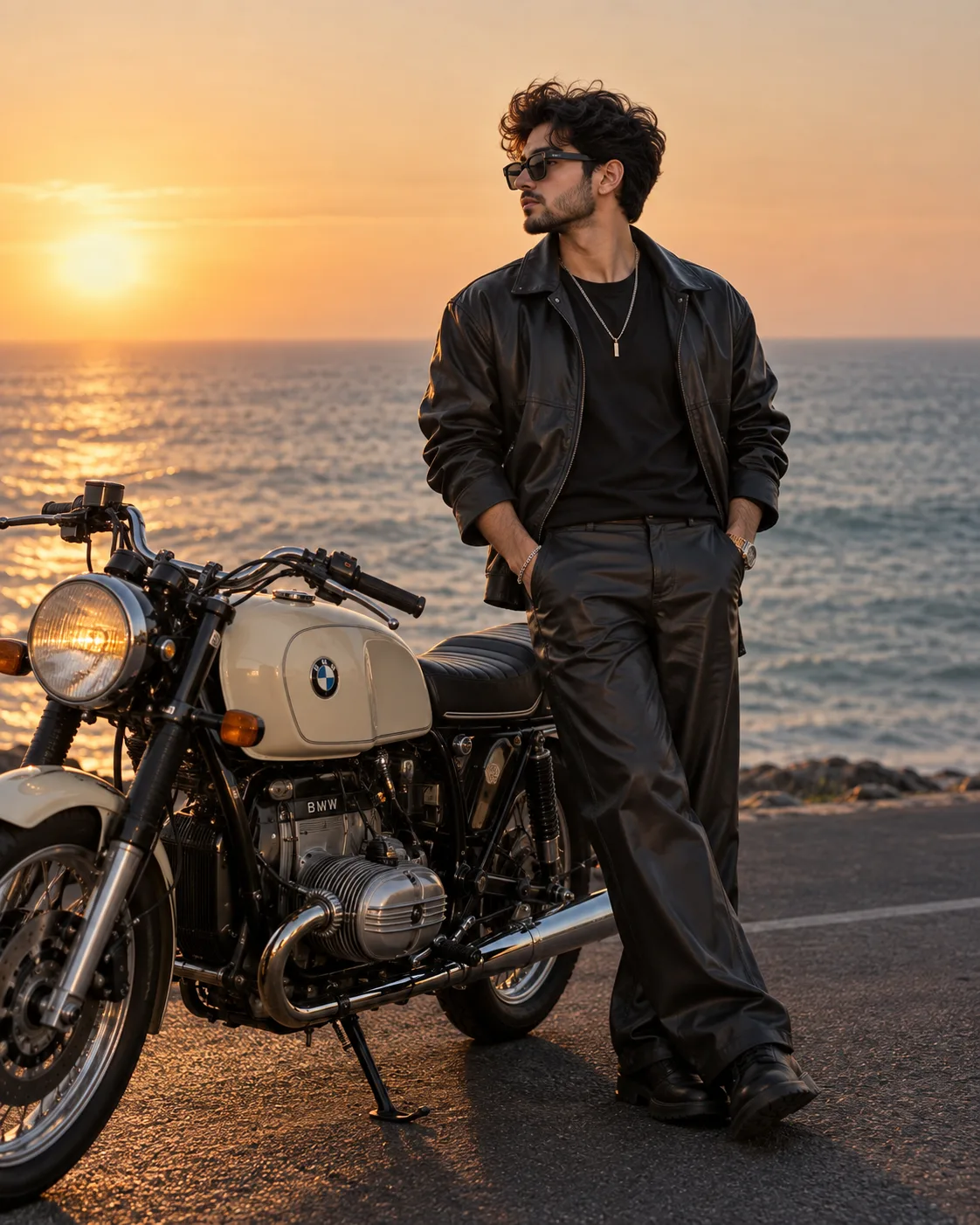 Create an ultra-realistic, hyper-photorealistic cinematic fashion photograph using the uploaded face as the exact identity reference.