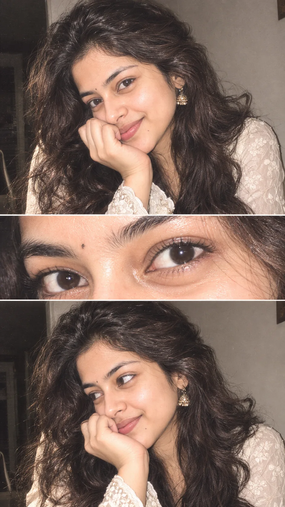 Ultra-realistic Y2K-inspired flash photography collage using the 99 uploaded face exactly.