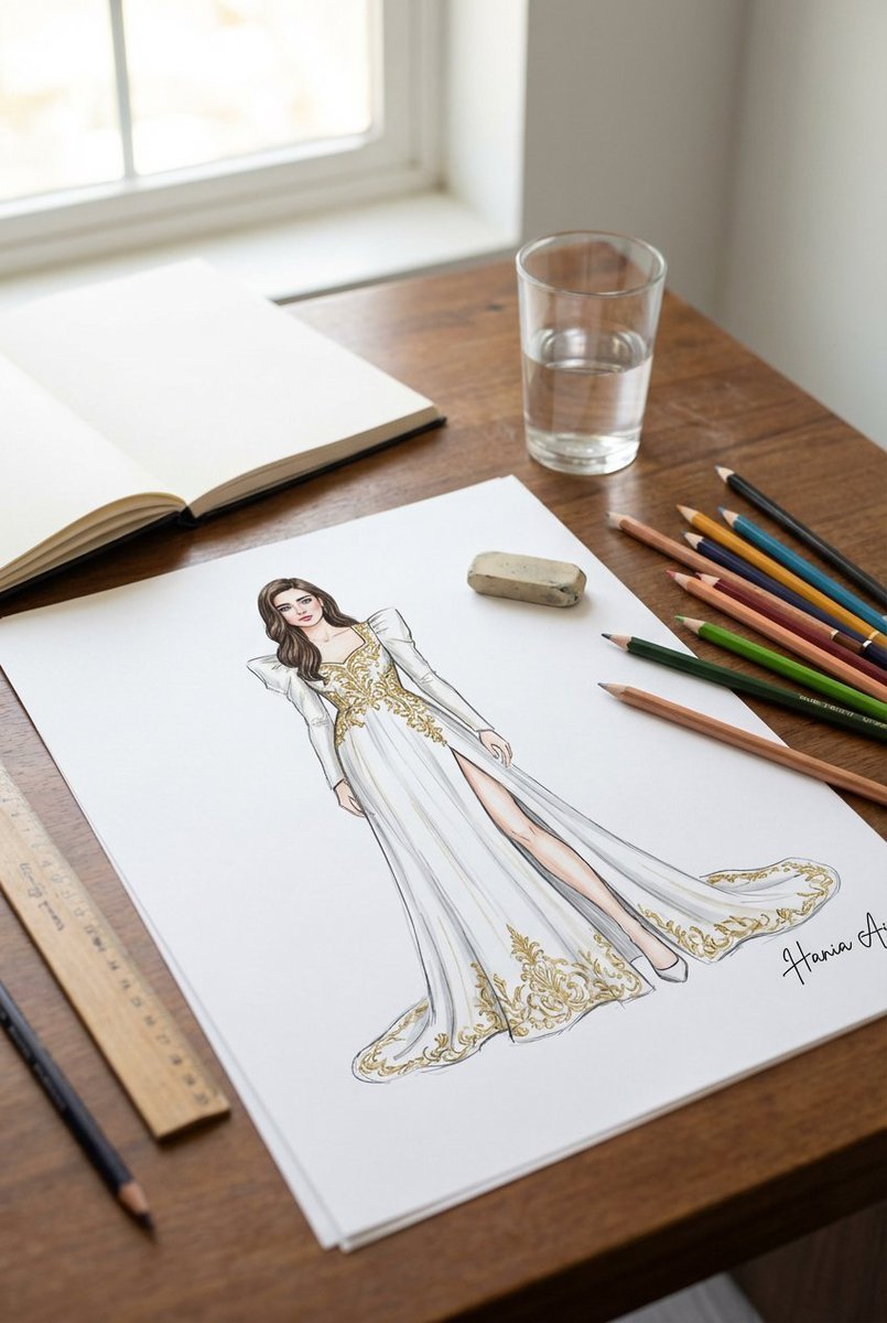 From sketch to reality, bringing the fashion vision to life.
