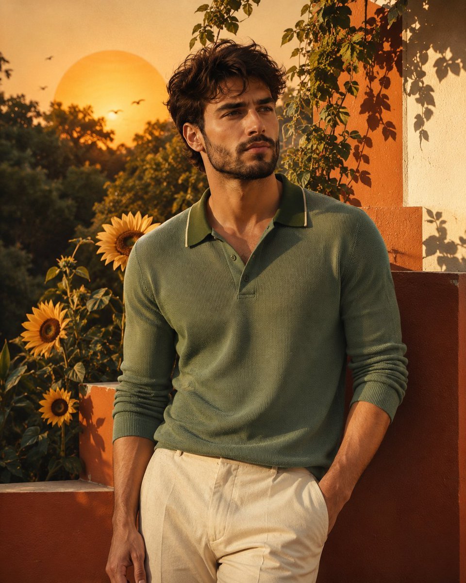 Fashion Portrait of Young Man