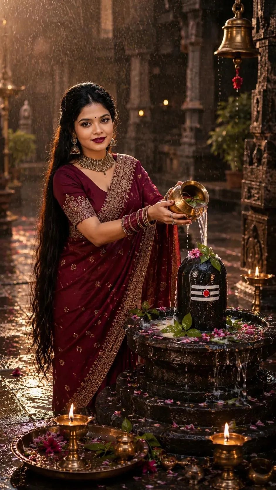 Indian Woman in Saree
