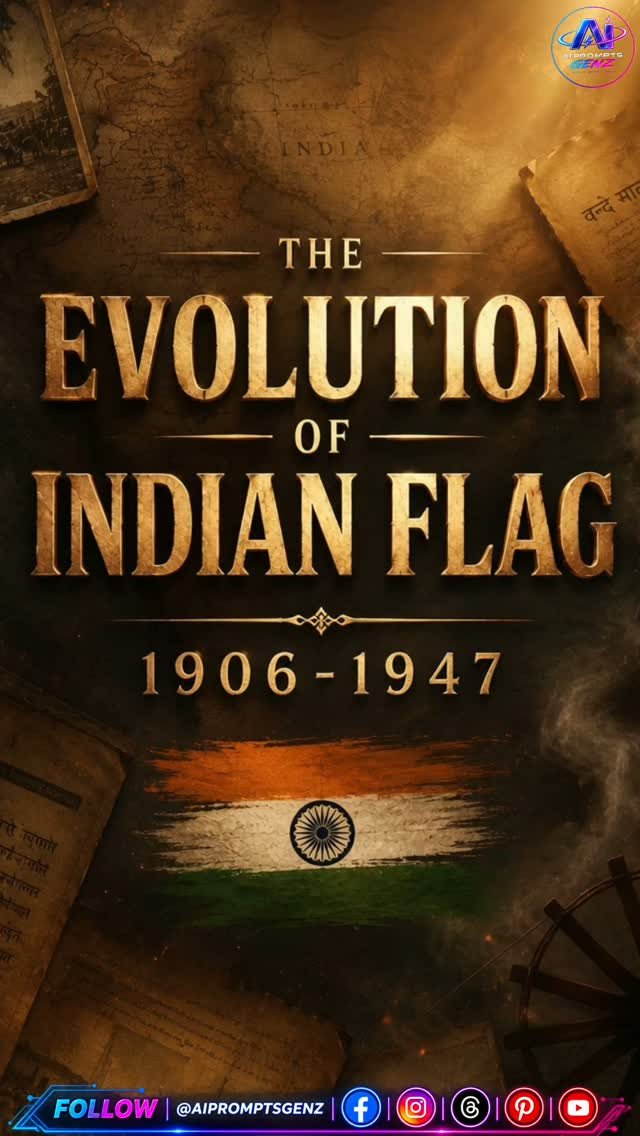Indian Flag Evolution 1906-1947