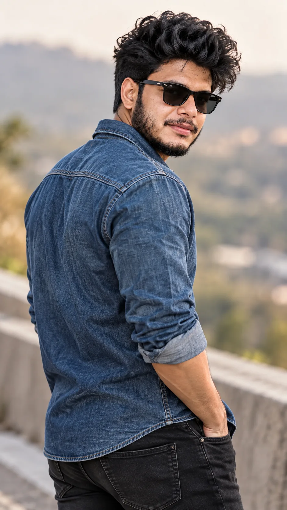 STRICT IDENTITY LOCK — Use the uploaded reference image as the ONLY identity reference for the male subject.