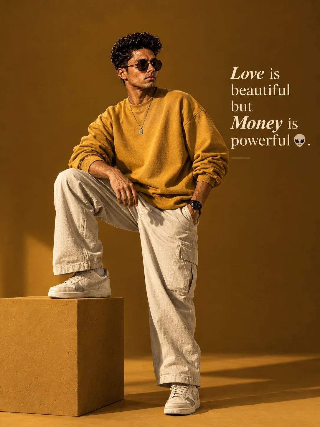 Luxury fashion campaign.