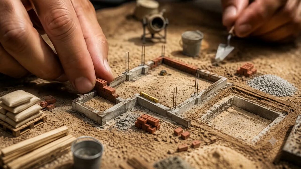 Miniature Construction Timelapse Video