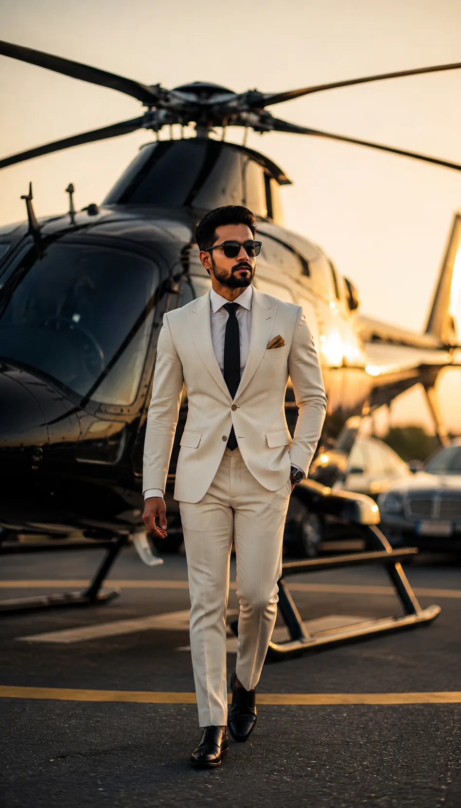 Create an ultra-realistic cinematic luxury fashion portrait using the uploaded image as the strict visual reference.
