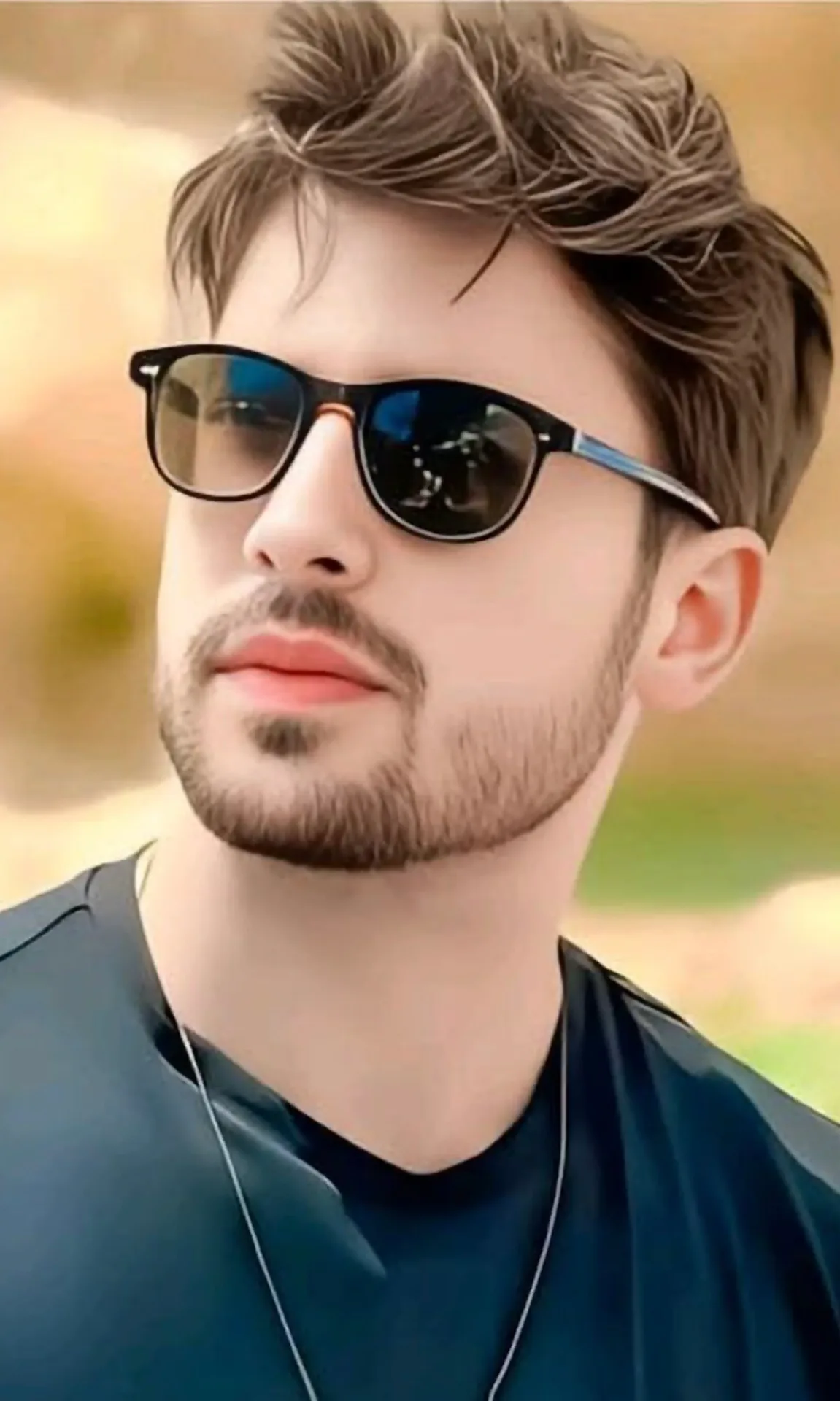 An absolute visual masterpiece, hyper-photorealistic and ultra-detailed close-up portrait capturing a highly stylish and confident young