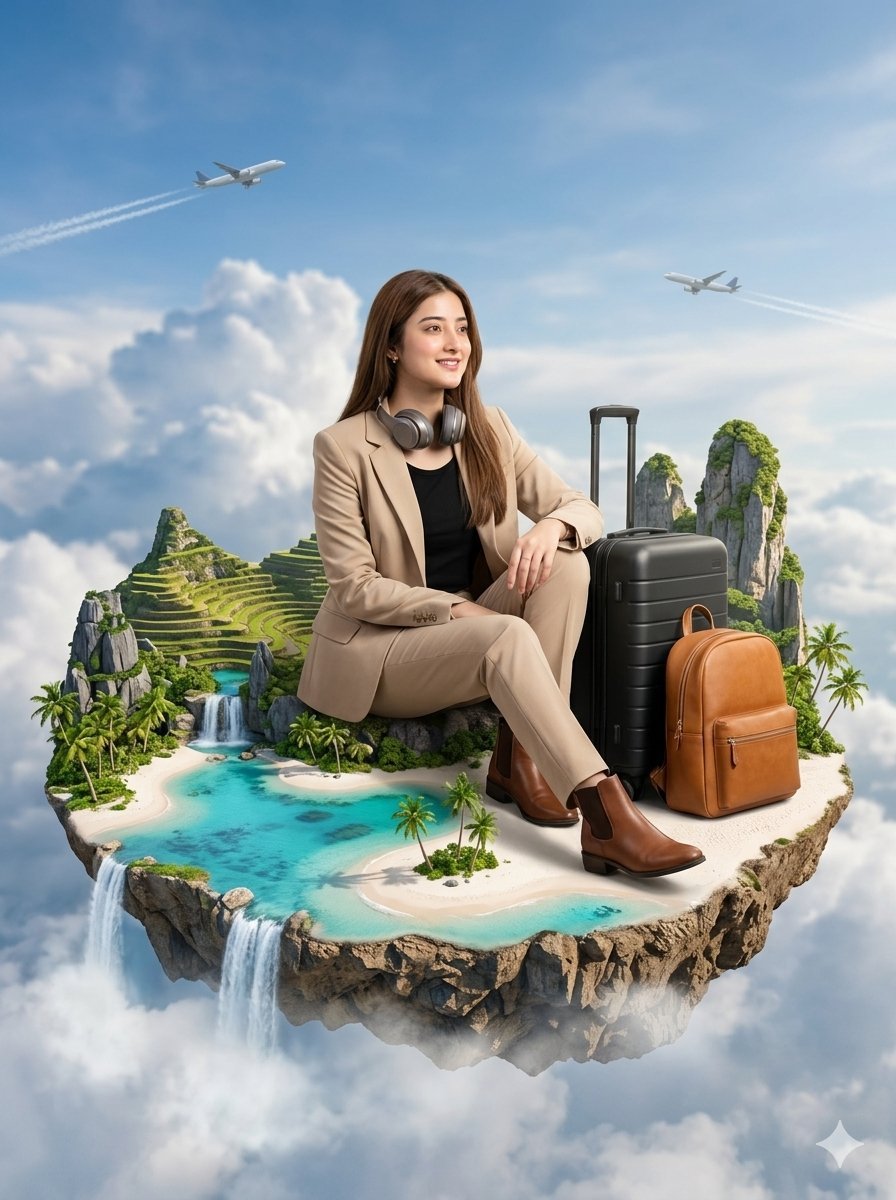 Image using on Gemini Nano banana pro Prompt 👇 A hyper-realistic cinematic portrait of a young woman (use the uploaded image as a strict