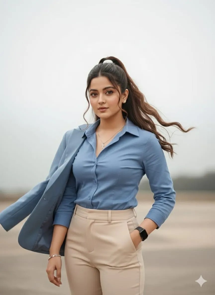 Fashion Portrait of a Young Girl