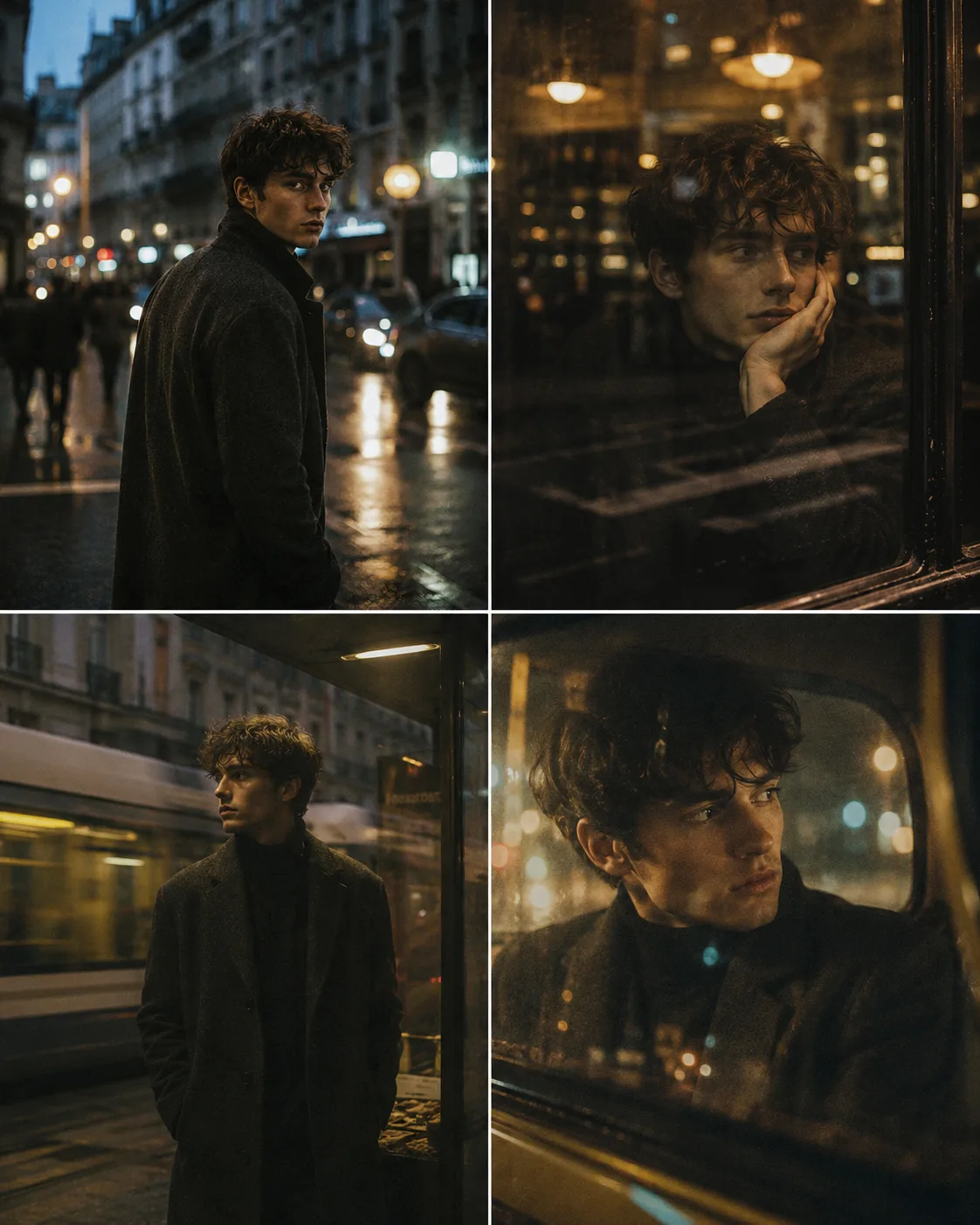 Cinematic 35mm Analog Film Editorial Photo Sequence Use the uploaded reference image as the ONLY identity reference.