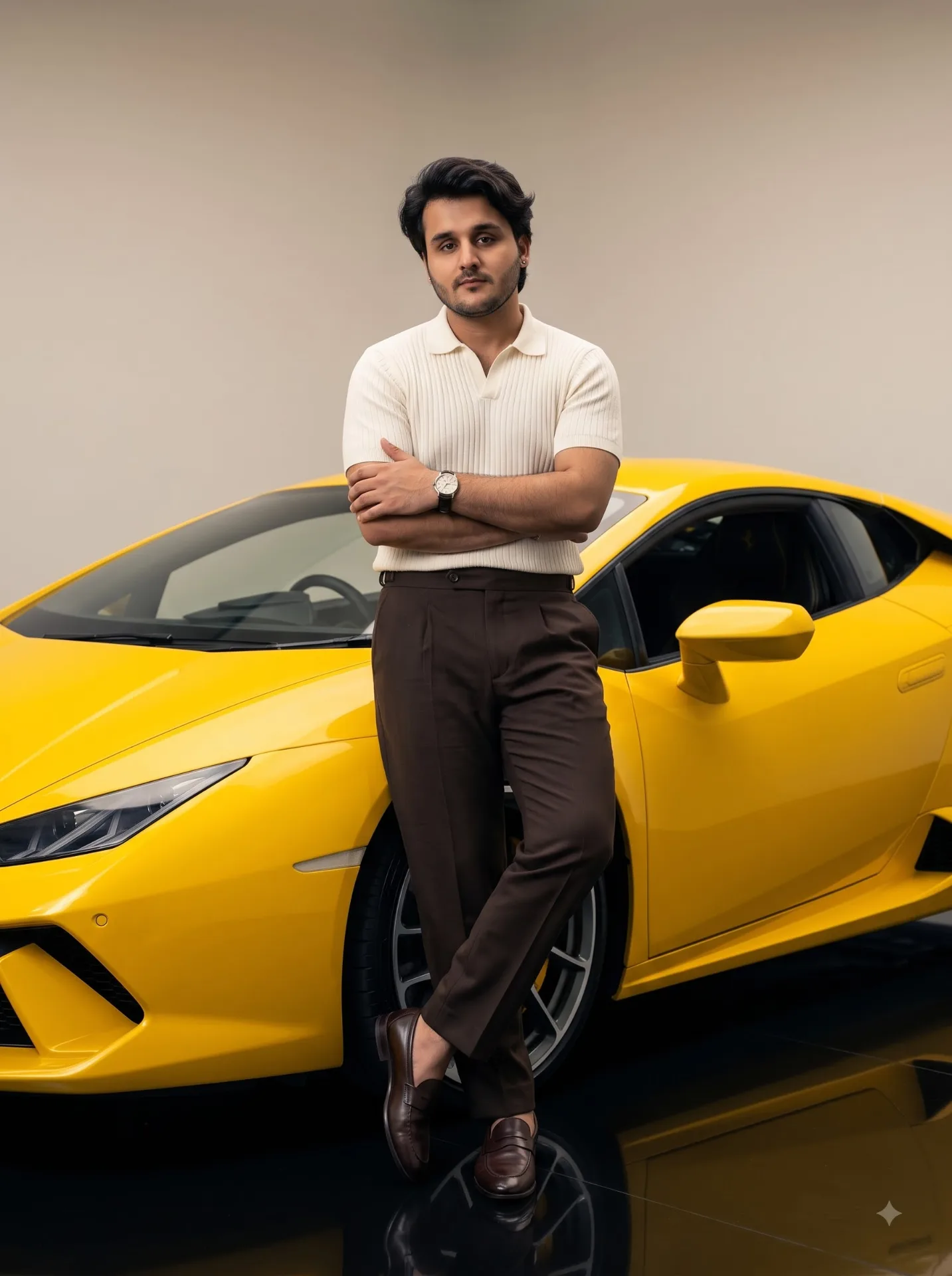 Use the uploaded photo as the facial and identity reference.