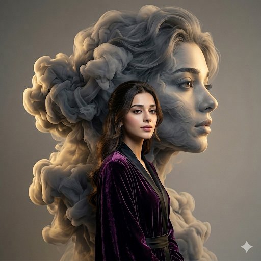 Image on Gemini Nano banana pro Prompt: A breathtaking fashion portrait featuring the uploaded face perfectly preserved.