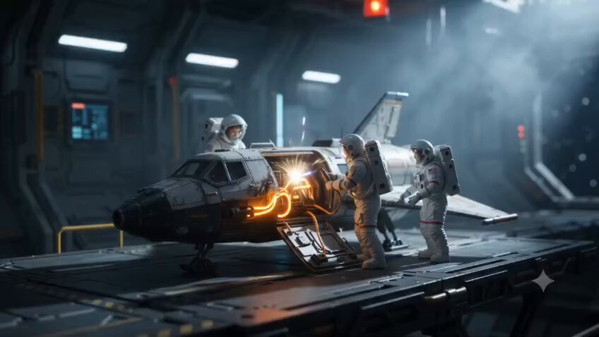 Tiny Space Station Repair
