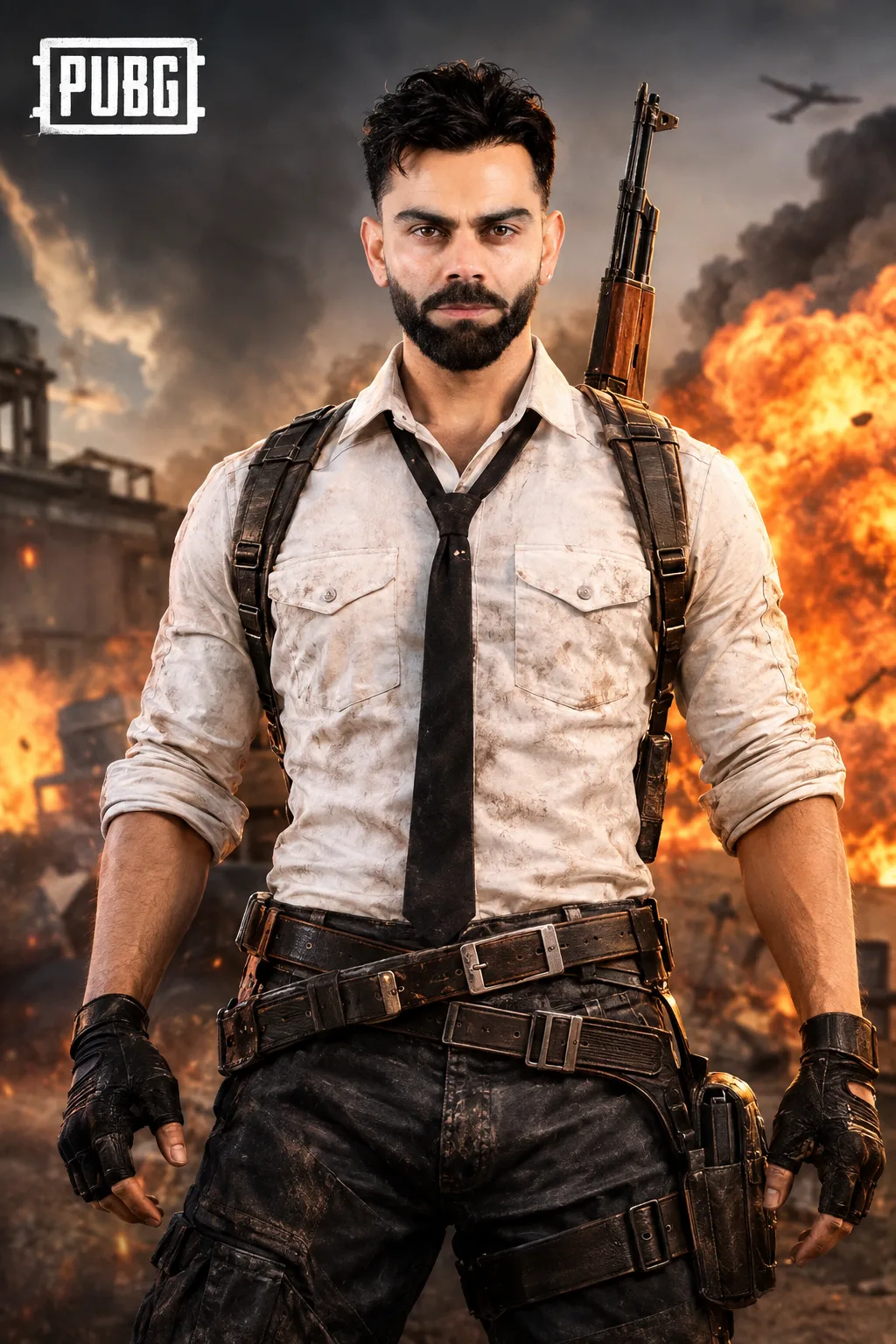 ONE-PHOTO PUBG CHARACTER — PROFESSIONAL FACE-ONLY MASTER PROMPT ABSOLUTE ONE-IMAGE INPUT RULE 1.
