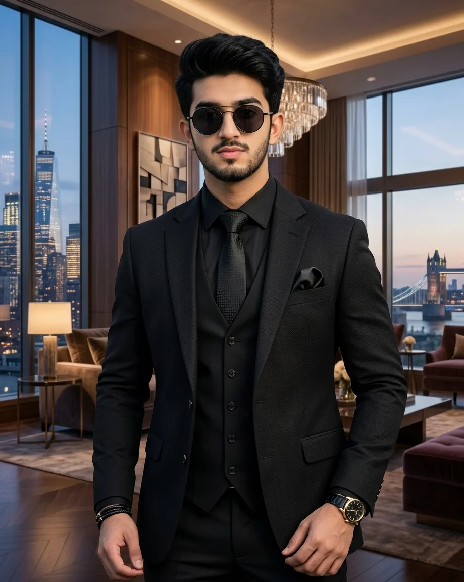 ### **1. PROMPT TITLE (SHORT)** > **CONCEPT:** A high-definition, photorealistic portrait of the man from the reference image, transformed