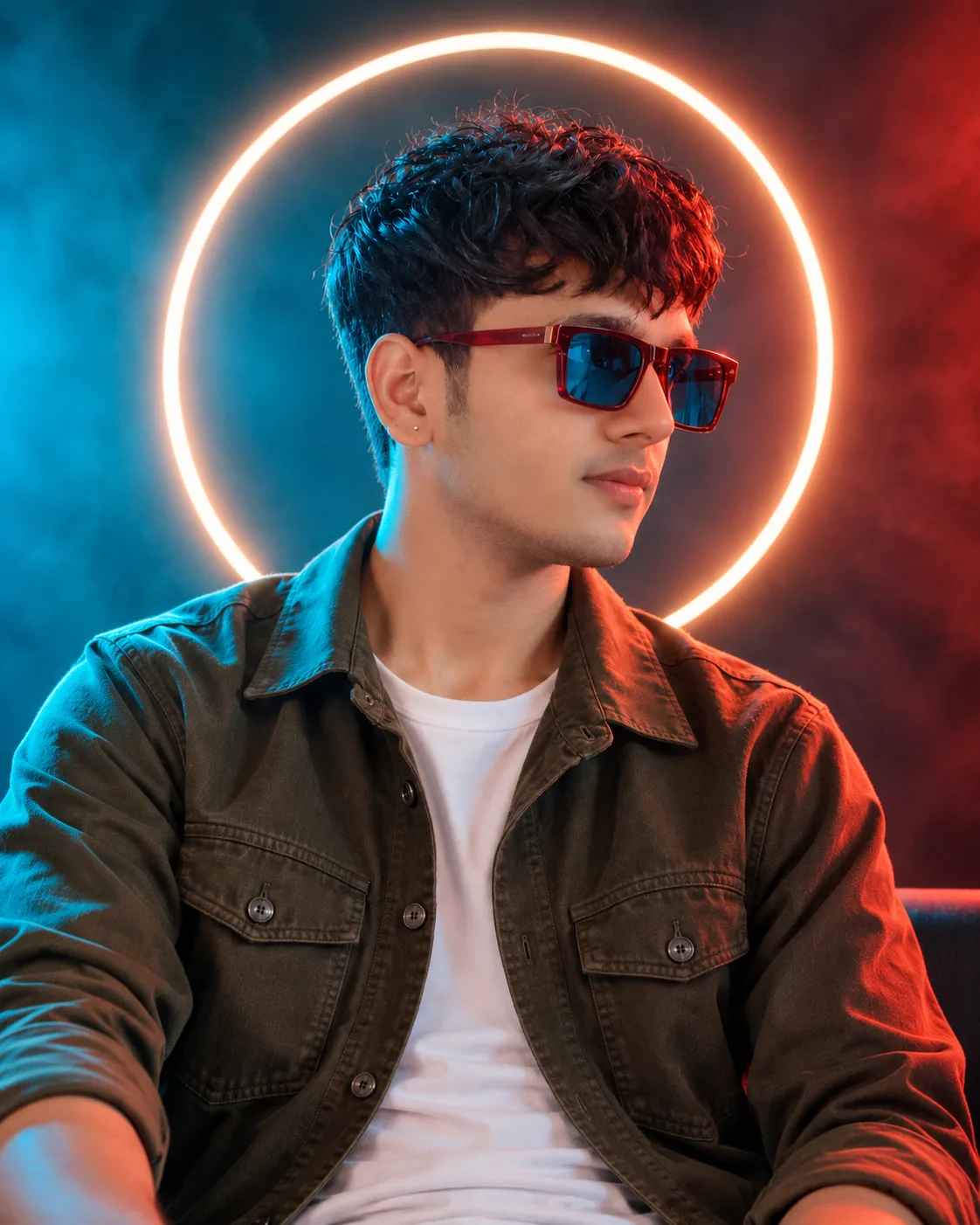Exact Prompt: Create an ultra-realistic, high-resolution cinematic fashion portrait based closely on the uploaded reference image.