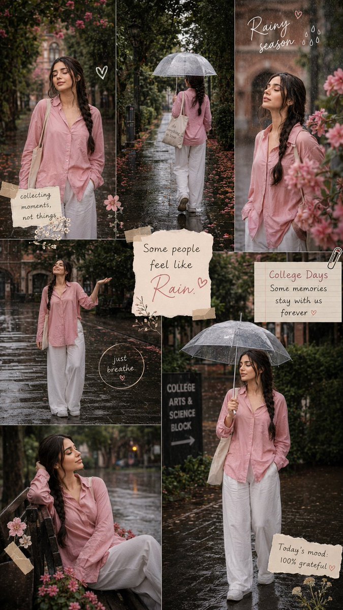 Rainy Season Collage