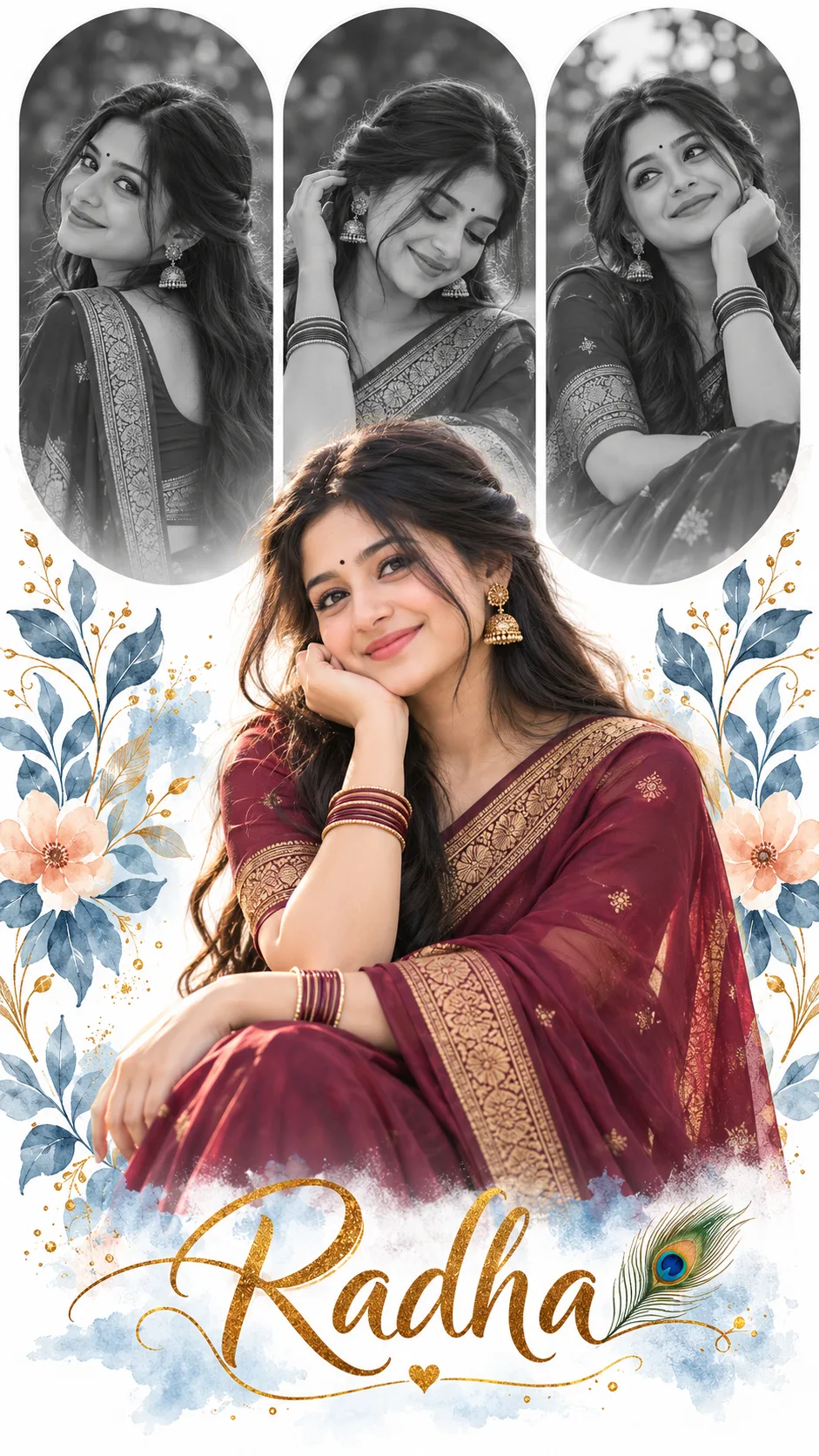 Radha ✨ | Elegance in Every Frame 🌸💫