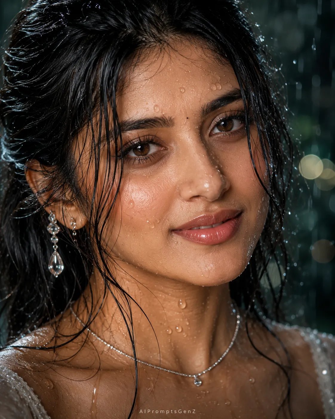 💧 Luxury beauty meets the magic of rain.