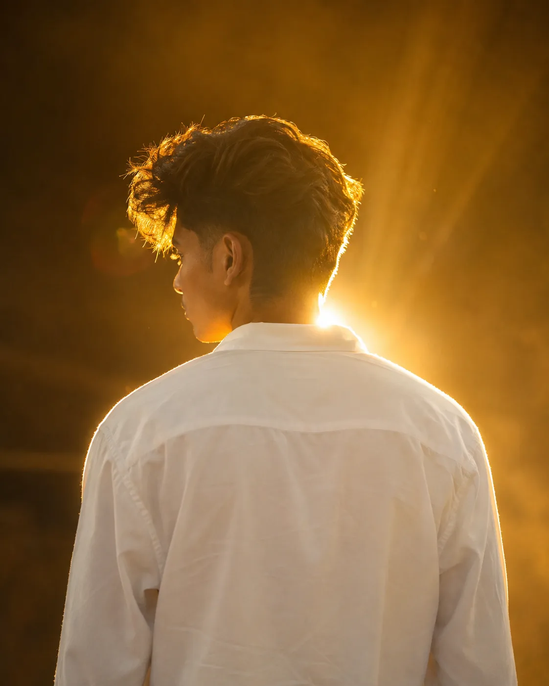 Photorealistic cinematic portrait, vertical 4:5.