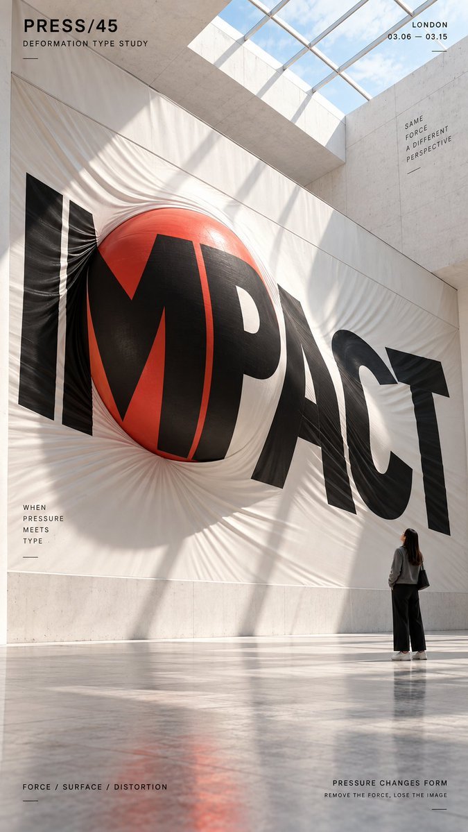 🅰️ Perspective typography gets physical!