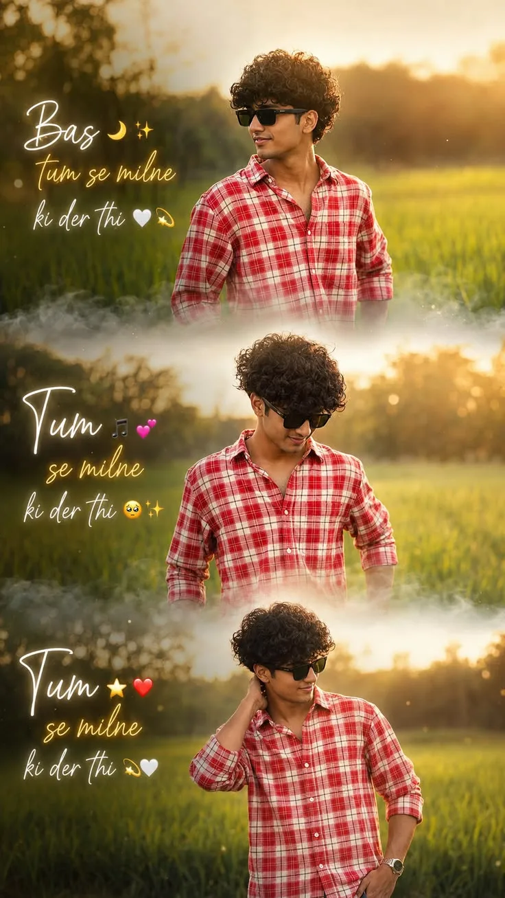 A photorealistic vertical composite photo in exact 9:16 aspect ratio arranged in three stacked horizontal tiers separated by soft misty