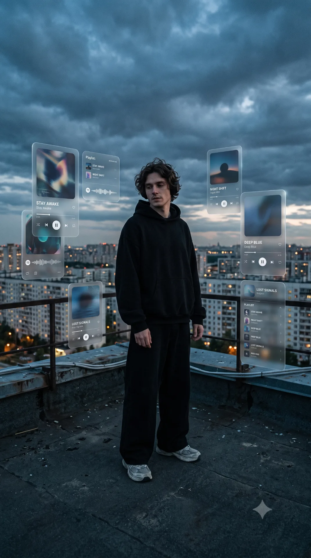 Soundscape Above the City — Midnight Playlist.