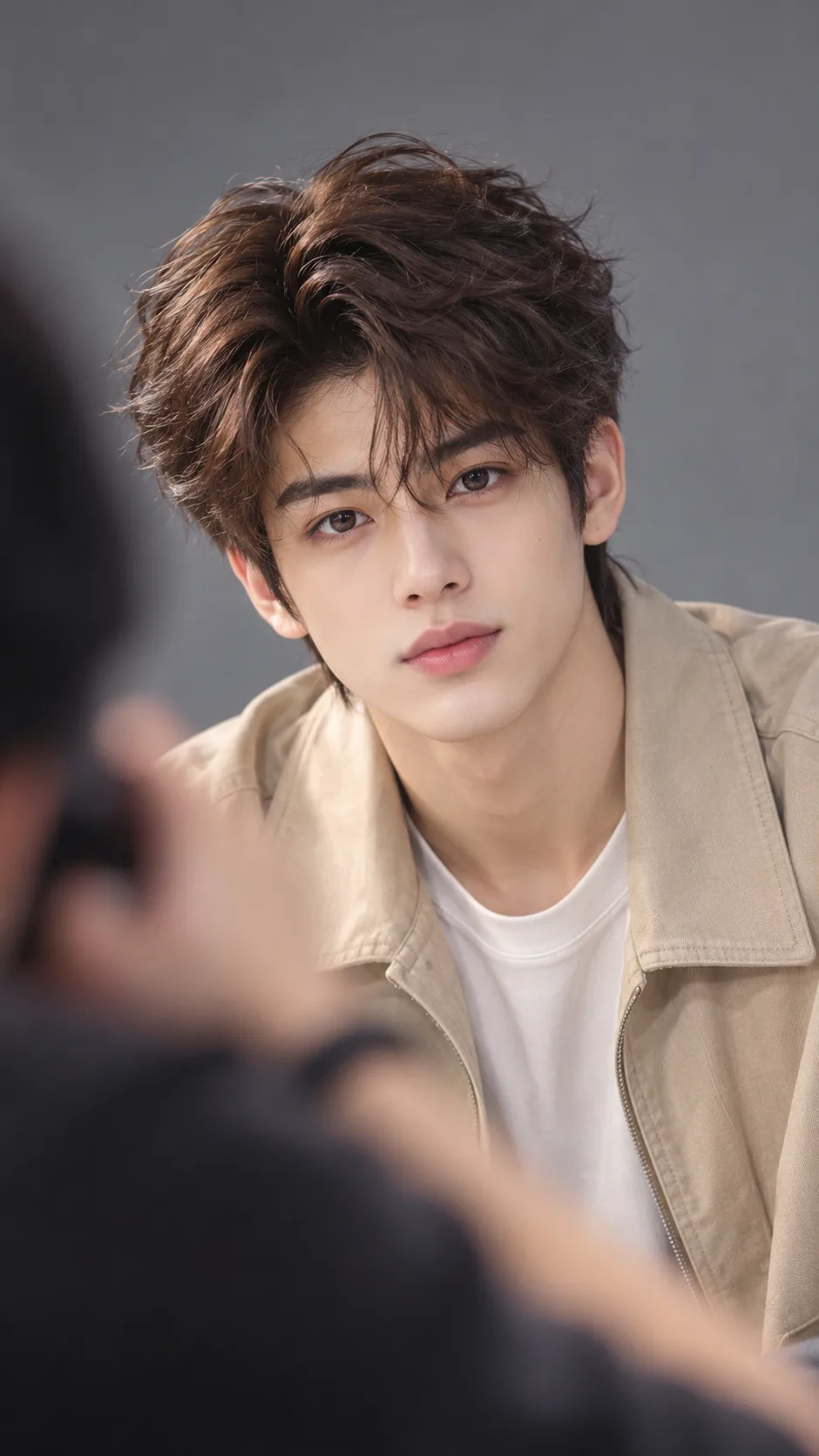 aspect ratio 9:16 , Keep the person exactly as shown in the reference image with 100% identical facial features, bone structure, 4K