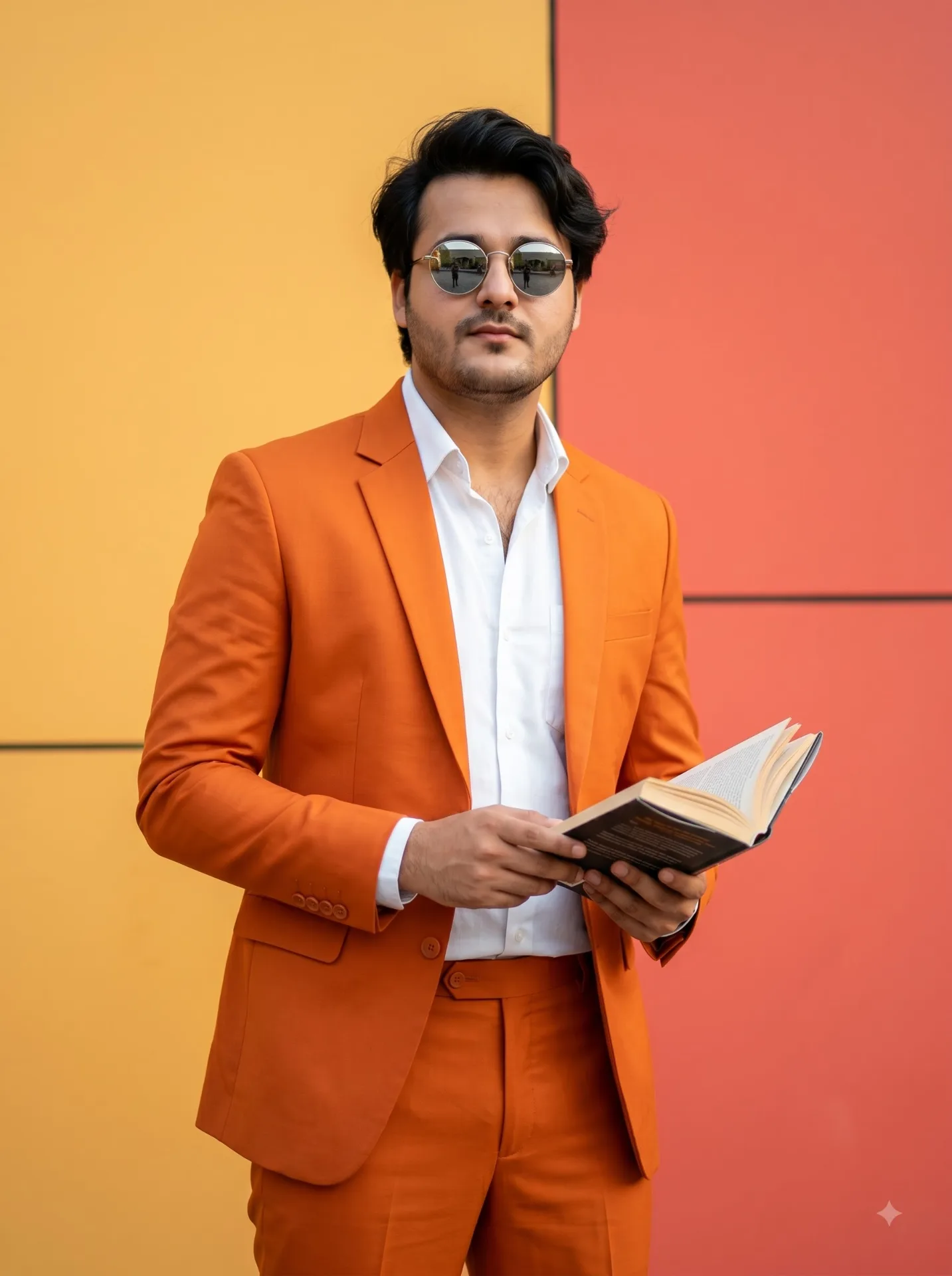 Photorealistic high-fashion luxury menswear editorial, ultra-detailed 8K resolution, premium lifestyle photography, cinematic lighting,