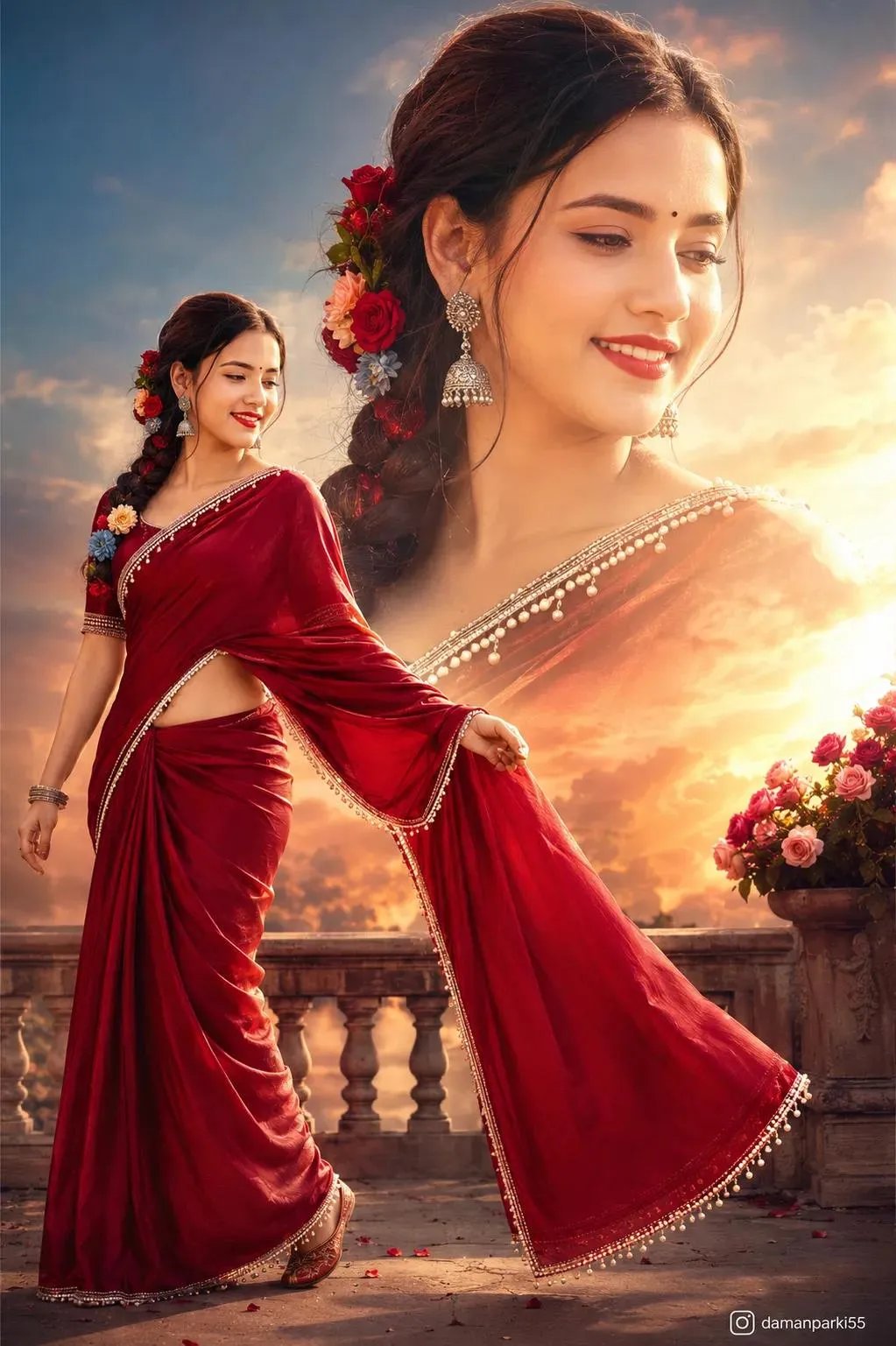 Bollywood Poster Woman