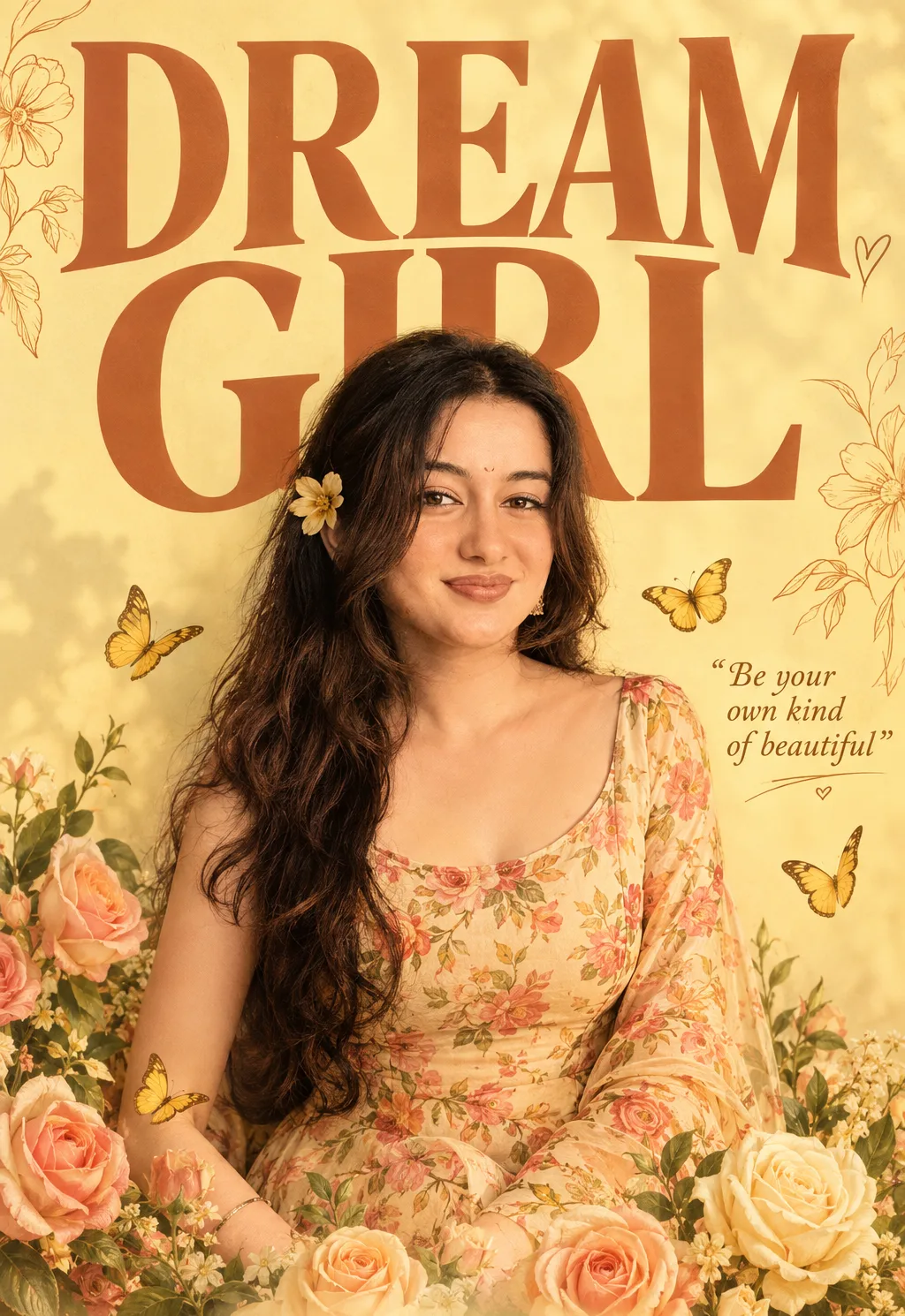 { "prompt_name": "Romantic Floral Poster Portrait From Uploaded Photo", "description": "A soft romantic poster prompt where the user