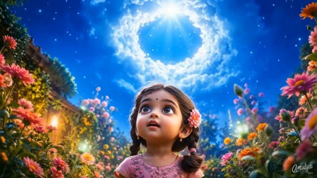 ☁️ "నాన్నా... నాకు ఆకాశాన్ని తినాలని ఉంది!" — 5 ఏళ్ల అన్య 🌈 ఆమె నిజంగానే ఆకాశ రాజ్యానికి వెళ్లి, ఒక చిన్న ఆకాశపు ముక్కను రుచి చూసింది...
