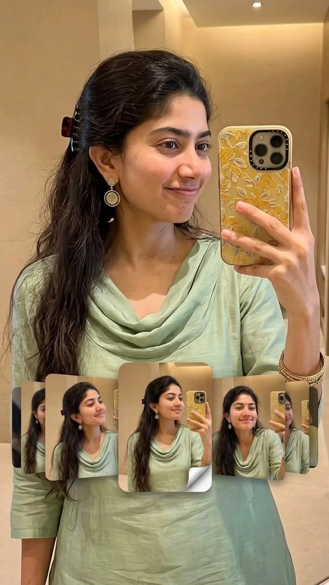 “Mirror Selfie — A Cascade of Moments”