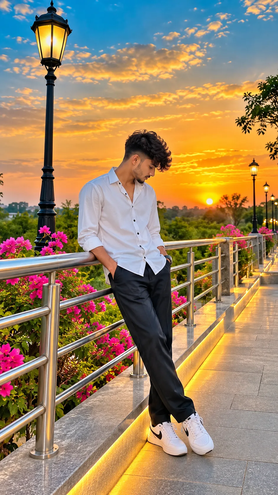 @Create image 9:16 { "category": "portrait_creator", "category_reasoning": "The image features a single person styled and posed in a