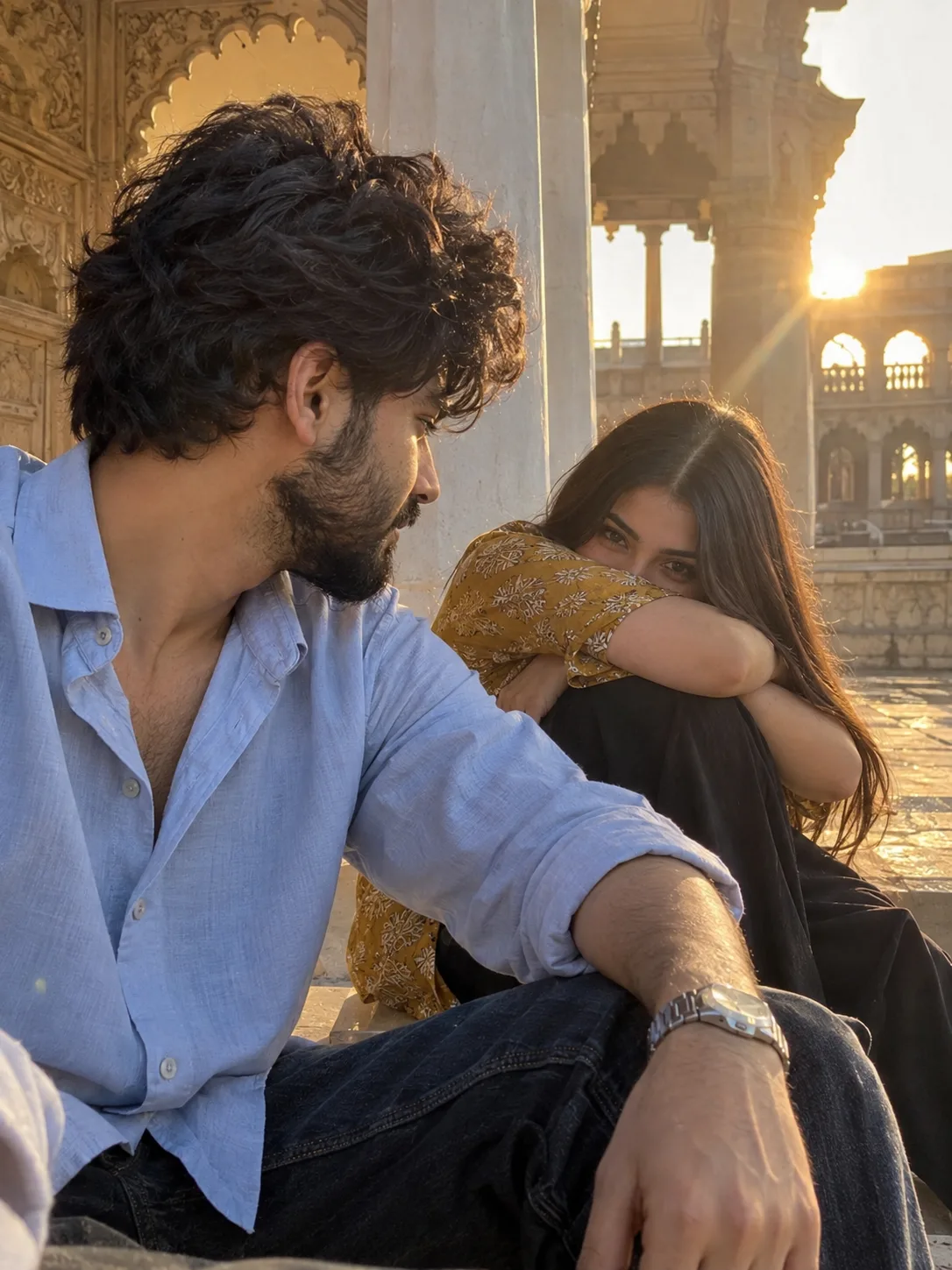 Recreate the uploaded reference as a highly realistic cinematic smartphone photo.