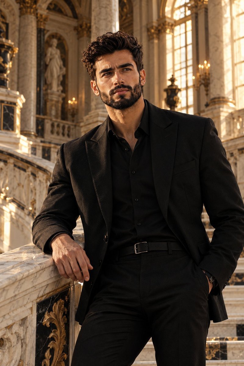 Handsome Man in Palace