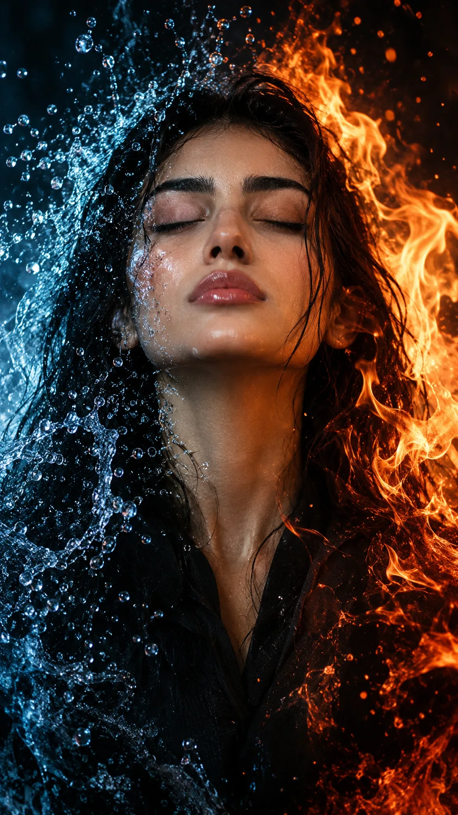Create an ultra-realistic cinematic portrait using the uploaded photo as the ONLY identity reference.