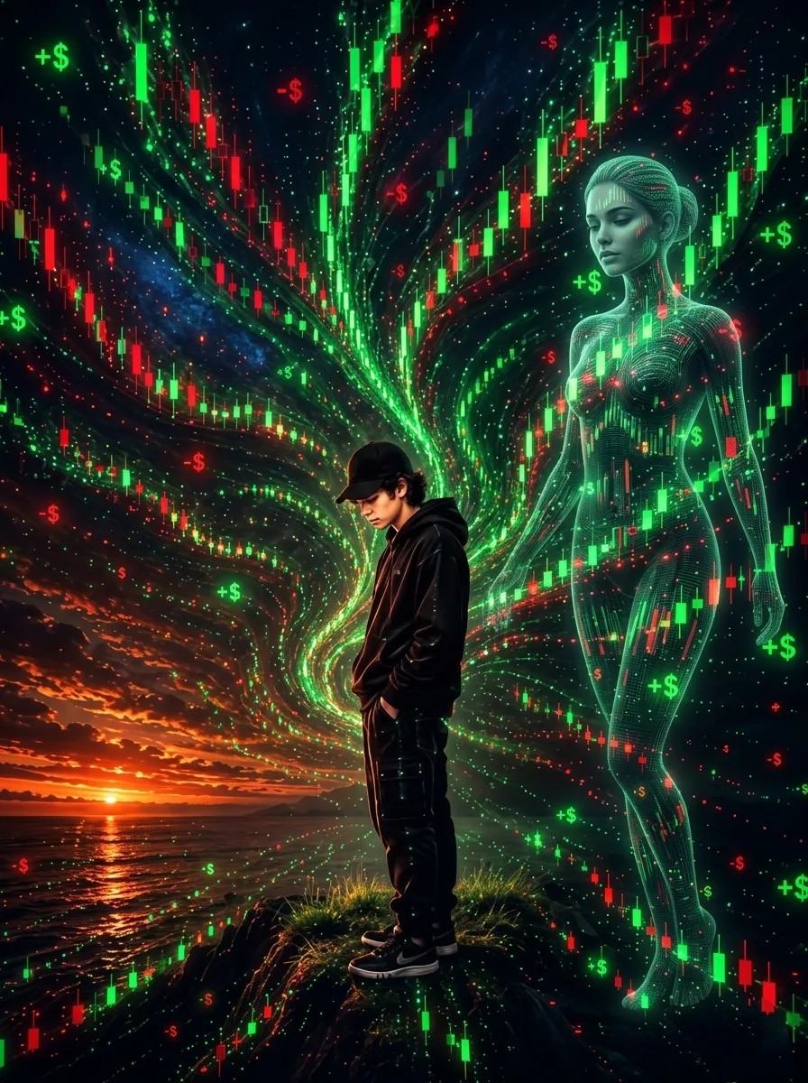A high-quality 9:16 vertical cinematic illustration.