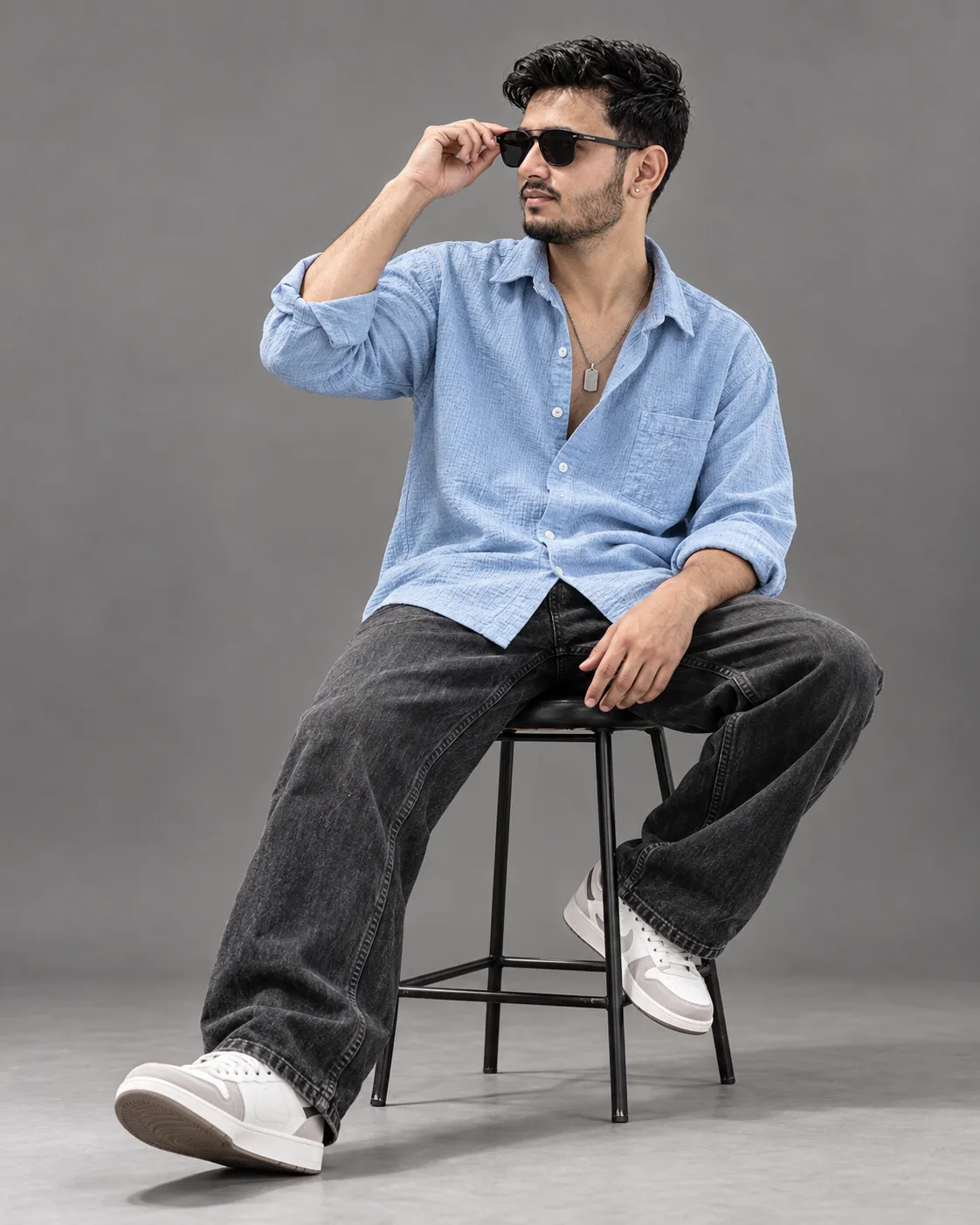 Exact Prompt Create an ultra-realistic, high-resolution cinematic full-body fashion portrait based closely on the uploaded reference image.