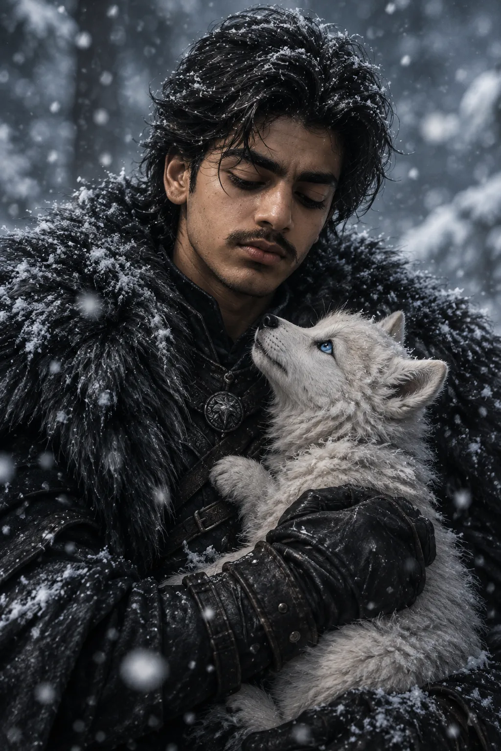 Exact Image Recreation Prompt Create a highly detailed cinematic dark-fantasy anime/manga-style illustration closely recreating the