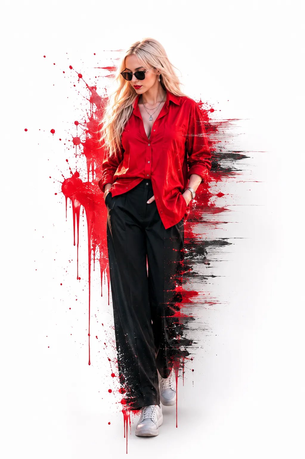 Fashion Photography with Glitch Effect