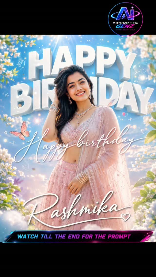 Dreamy Birthday Poster AI