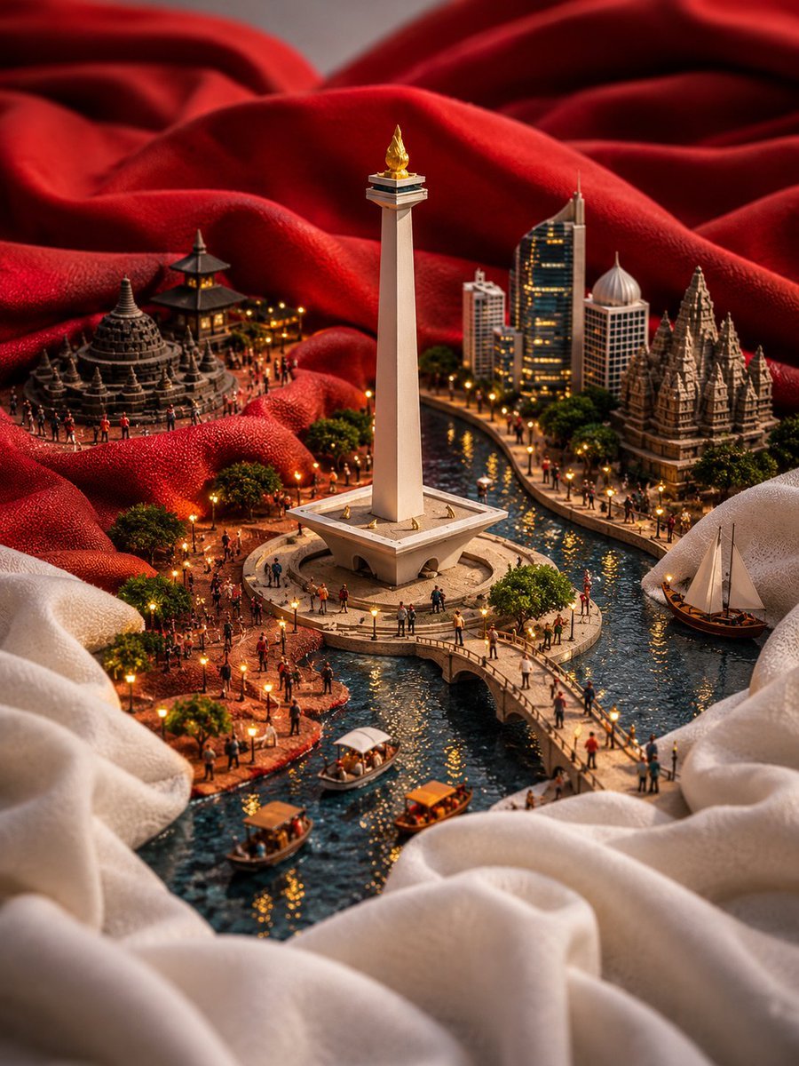 Created with GPT Image 2.0 on ChatGPT Prompt: Ultra-detailed miniature diorama of China built into the folds of a giant flowing Chinese